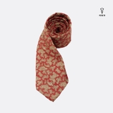Cravat lụa cao cấp HT đỏ - vàng