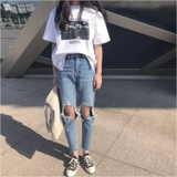 Quần Ripped Jeans
