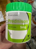 Prednison 5mg (lọ 500 viên)