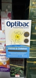 Optibac Babies & Children 0-12 tuổi
