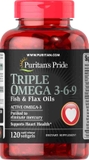 Puritan's Pride Triple Omega 3-6-9 120 viên