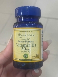 Vitamin D3 50mcg Puritan's Pride