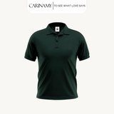 Áo polo trơn CARINAMY vải Lacoste USA