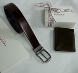 Set cặp ví Gerzip & dây lưng Class8 HAVIAS