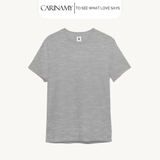 Áo thun trơn CARINAMY form regular Cotton CVC