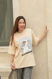 Áo thun couple CARINAMY form rộng DUCKIE