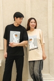 Áo thun couple CARINAMY form rộng DUCKIE