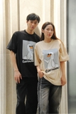 Áo thun couple CARINAMY form rộng DUCKIE