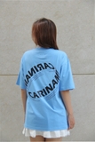 Áo thun couple CARINAMY form rộng A LETTER TEE