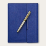 Set Quà Tặng Sổ da Bút ký EPI XANH & WATER DRAGON BẠC ASPENEY