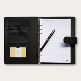 Set Quà Tặng Sổ da Bút ký MILL ĐEN & ELEGANCE ĐEN BẠC ASPENEY