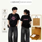 Áo in KIM TUYẾN TO SEE WHAT LOVE SAYS dòng Orbit (Vòng Xoay Vũ Trụ)