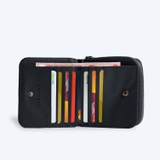 Ví gấp Zipped SQUARE Xám