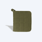 Ví gấp Zipped SQUARE Xám