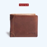 Ví da bò khoá kéo LAZIP