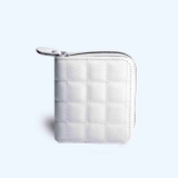 Ví gấp Zipped SQUARE Xám
