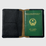 Bao da bò thật Passport cao cấp có nam châm Intrepid HAVIAS
