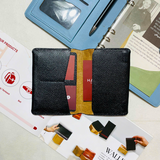 Bao da bò thật Passport cao cấp có nam châm Intrepid HAVIAS