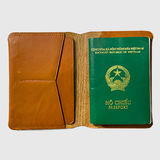 Bao da bò thật Passport cao cấp có nam châm Intrepid HAVIAS
