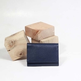 Couple Ví Heyday2 & Heart3 Handcrafted Wallet Navy Blue