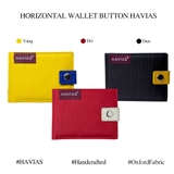 Ví vải ngang BUTTON HAVIAS