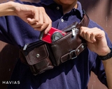 Túi da đeo chéo Letha