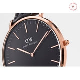 Daniel Wellington Classic Black ST Maves Couple 36mm/40mm