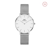 Daniel Wellington Classic Black Sheffield vs Petite Sterling White Couple 40mm/32mm