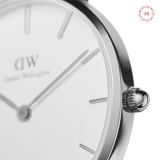 Daniel Wellington Classic Black Sheffield vs Petite Sterling White Couple 40mm/32mm