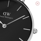 Daniel Wellington Classic Black Sheffield vs Petite Sterling Black Couple 40mm/32mm
