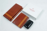 Couple Ví Heyday2 & Verzip2 Handcrafted Wallet Brown
