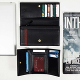 Couple Ví Heyday2 & Heart3 Handcrafted Wallet Black