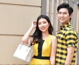 Couple 2 Pocket Shirt &  Flowering Sleeveless Dress