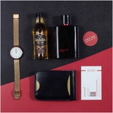 Ví Da Gerbera Handcrafted Mini Wallet