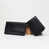 Couple Ví The Momo & Verzip Wallet Black