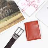 Set cặp ví Verzip & dây lưng Class8 HAVIAS Brown