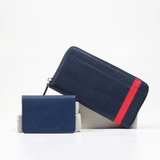 Couple Ví Dài The Viva Zipped Long Wallet & Harp Mini Wallet Blue