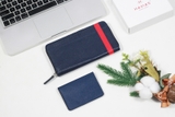Couple Ví Dài The Viva Zipped Long Wallet & Harp Mini Wallet Blue