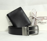 Set cặp ví Gerzip & dây lưng Class8 HAVIAS