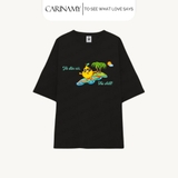 Áo thun SUMMER LEMON form rộng tay lỡ cotton 100%