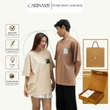 Áo thun couple CARINAMY form rộng CAPTURE