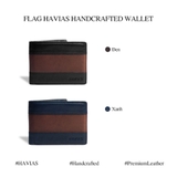 Ví ngang da bò FLAG Wallet