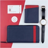 Couple Ví The Viva & Seashell Wallet Navy Blue