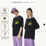 Áo thun SUMMER LEMON form rộng tay lỡ cotton 100%