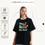 Áo thun SUMMER LYCHEE form rộng tay lỡ cotton 100%