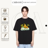 Áo thun SUMMER PEAR form rộng tay lỡ cotton 100%