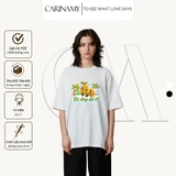 Áo thun SUMMER PEAR form rộng tay lỡ cotton 100%