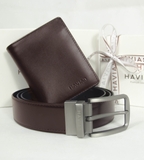 Set cặp ví Gerzip & dây lưng Class8 HAVIAS