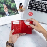 Ví Da EPI Rosy Luck Wallet Red