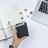 Ví Da Seashell Grid Frame Wallet